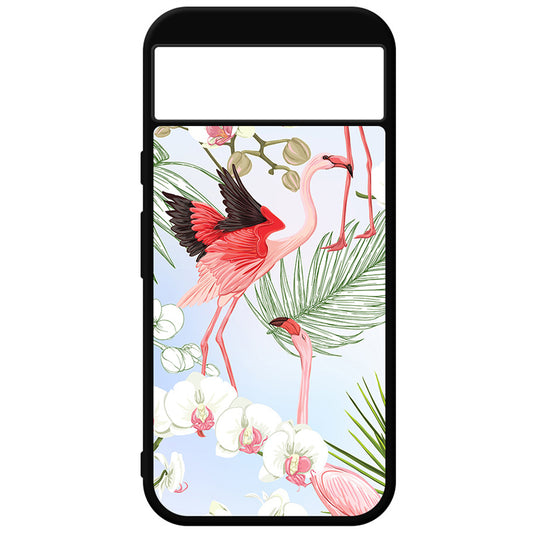 Custom Google Pixel 8A DIY Flamingo Case