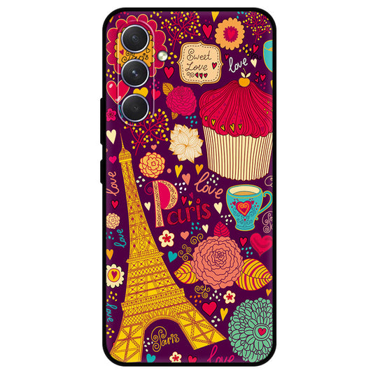 Vintage Love In Paris Samsung Galaxy A55 5G Case