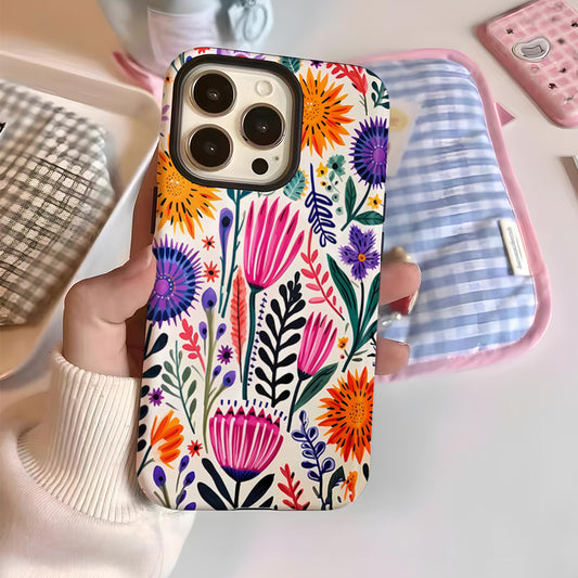Floral pattern iPhone 15/14/13/12 Pro Max Case